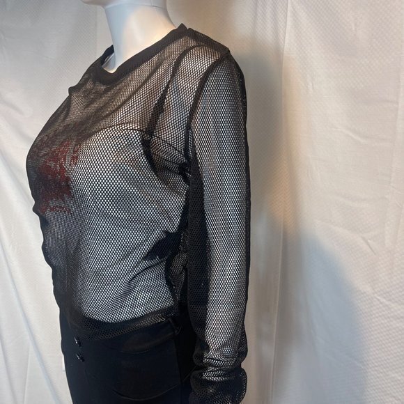 Built To Ride Mesh Top - Black/White Size Large RefFNB3 - Picture 6 of 8